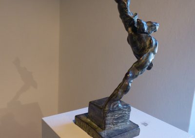 "Zeit und Ewigkeit", für Alu oder Bronze patiniert, H/B/T, ca. 40/22/14, 2016