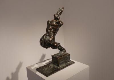 "Apsara - Tänzerin des Lichts", Alu oder Bronze patiniert, H/B/T, ca. 38/9/36, 2014